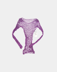Vintage Purple Netted Longsleeve