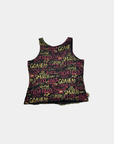 Vintage Punk Cropped Halter Top