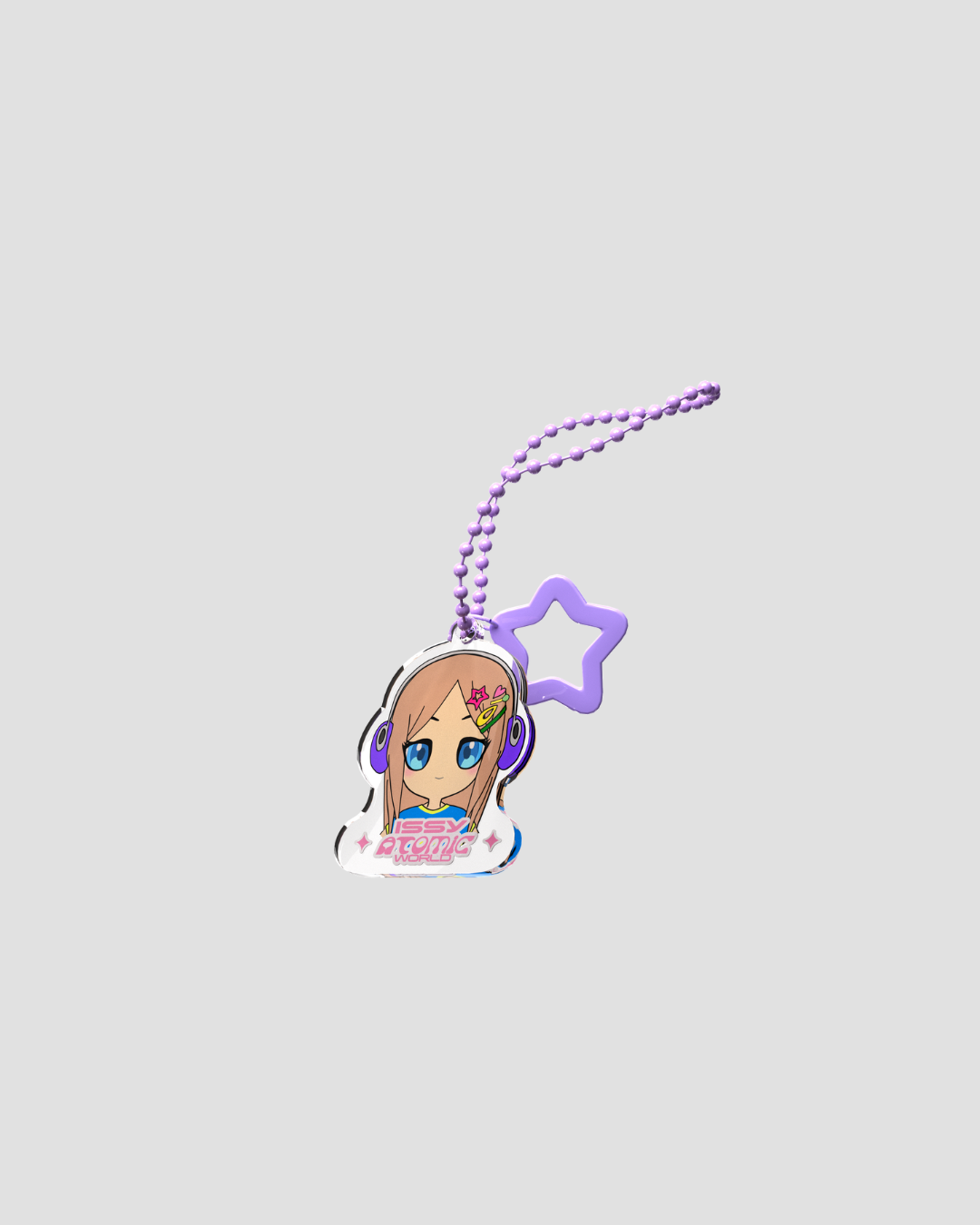 Girl World Keychain