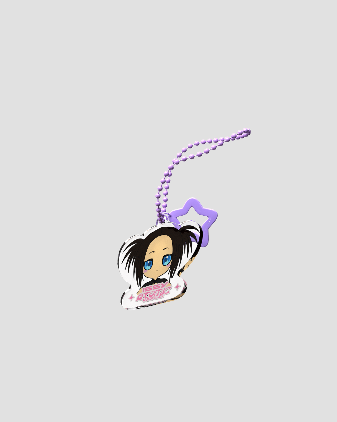 Girl World Keychain