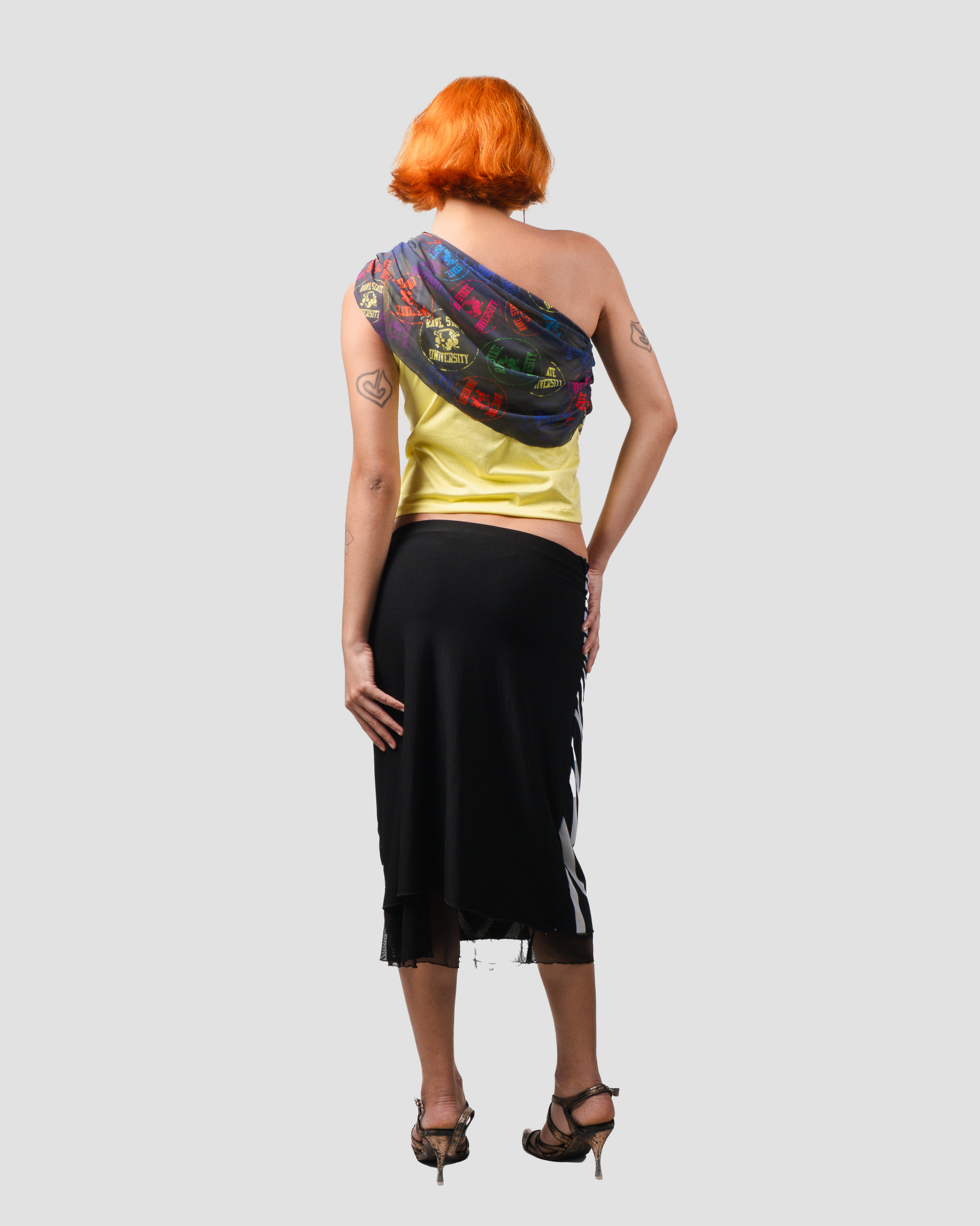 Rave State One Shoulder Tank