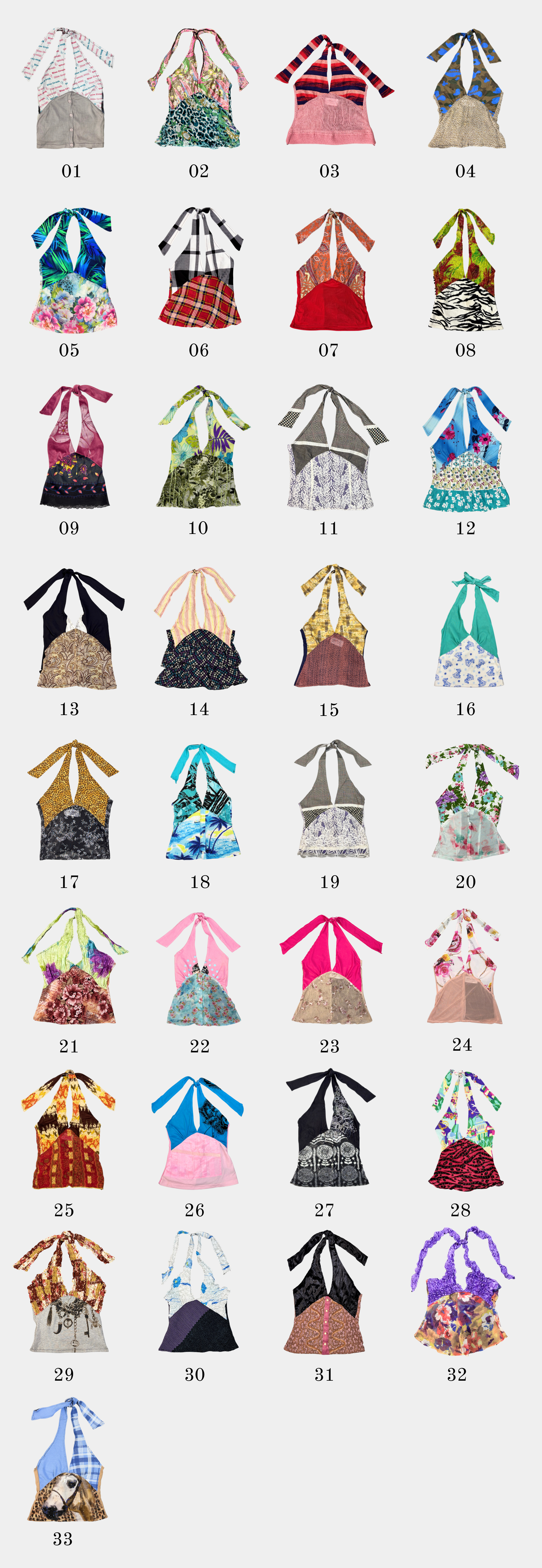 ONE-OFF FANTASY HALTER