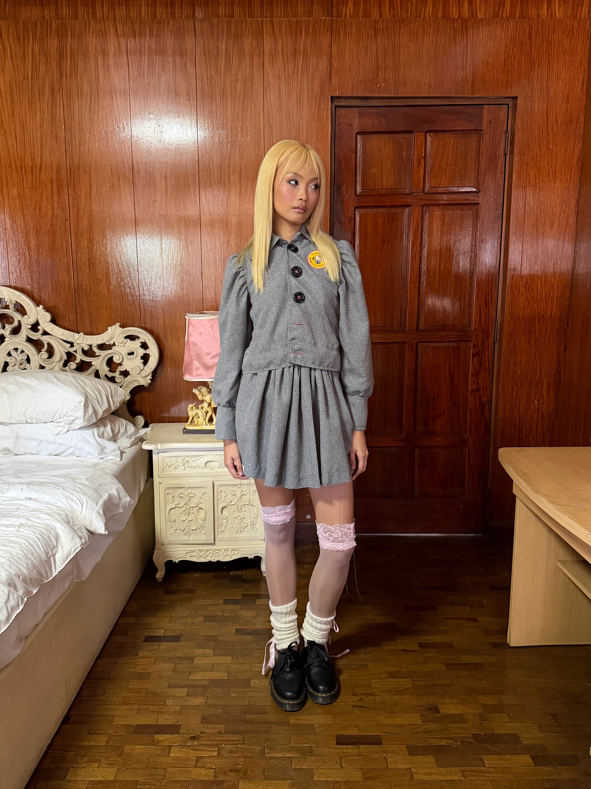 Tomoyo Skirt - Grey